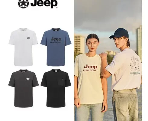 가성비최고 Jeep 남성 24 SUMMER COOL SORONA 반팔 티셔츠 4종 추천상품