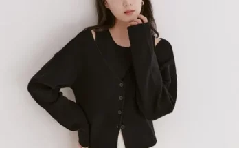 가성비최고 클로드 린넨 블렌딩 가디건  슬리브리스 SET 가격 최저가