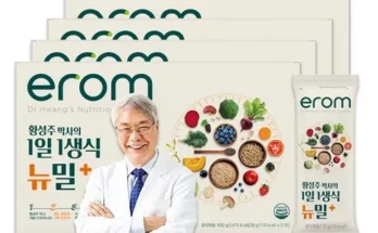 가성비최고 황성주 박사  뉴밀 플러스 생식 6박스  고칼슘두유 16팩 추천상품