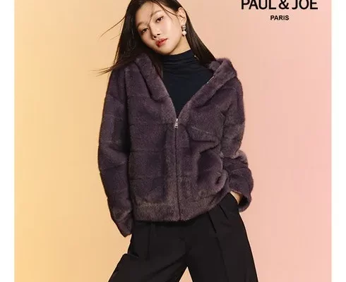 가성비최고 24FW Faux 밍크퍼 후드 자켓 추천상품