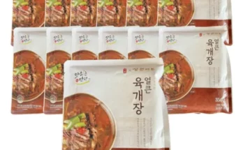 가성비최고 삼원가든 얼큰육개장 350gX10팩 추천상품