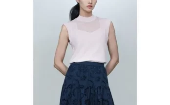 가성비최고  시스루 블록 슬리브리스 3종 가격 최저가