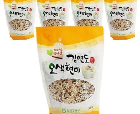 가성비최고 중벼꽃농부 오색현미 500g X 21봉 추천상품