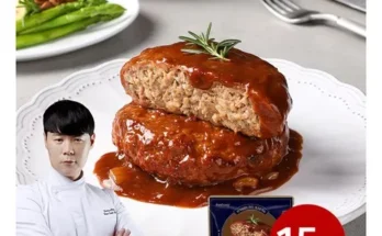 가성비최고 최현석 한돈한우 함박스테이크 180g 10팩  더블치즈함박스테이크 180g 5팩 가격 최저가