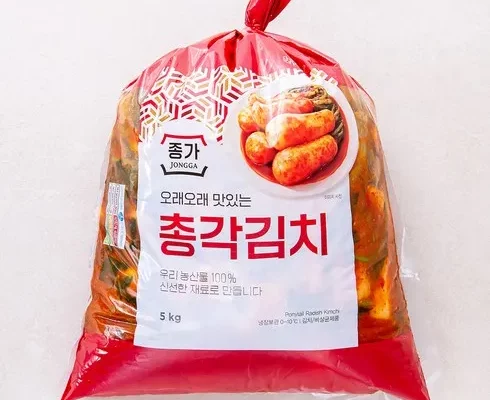 가성비최고 포기김치 6kg총각김치 2kg  추천상품