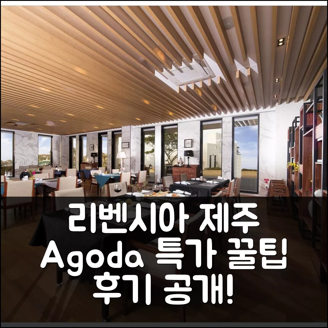 리벤시아 호텔 앤 풀빌라 제주: 꿀팁 가득 특가 예약 후기!