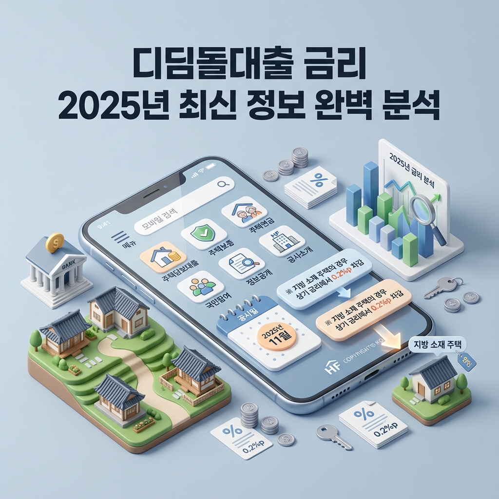 디딤돌대출 금리 2025년 최신 정보 완벽 분석