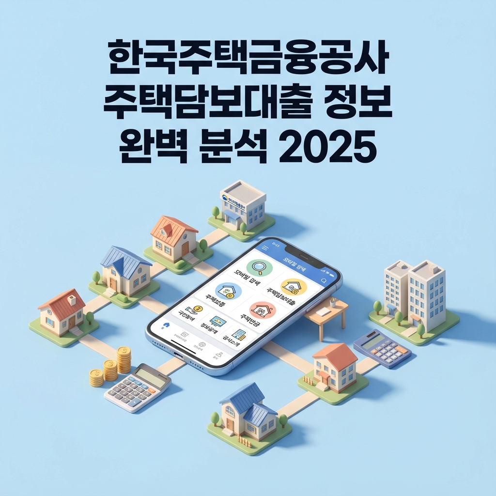 한국주택금융공사 주택담보대출 정보 완벽 분석 2025
