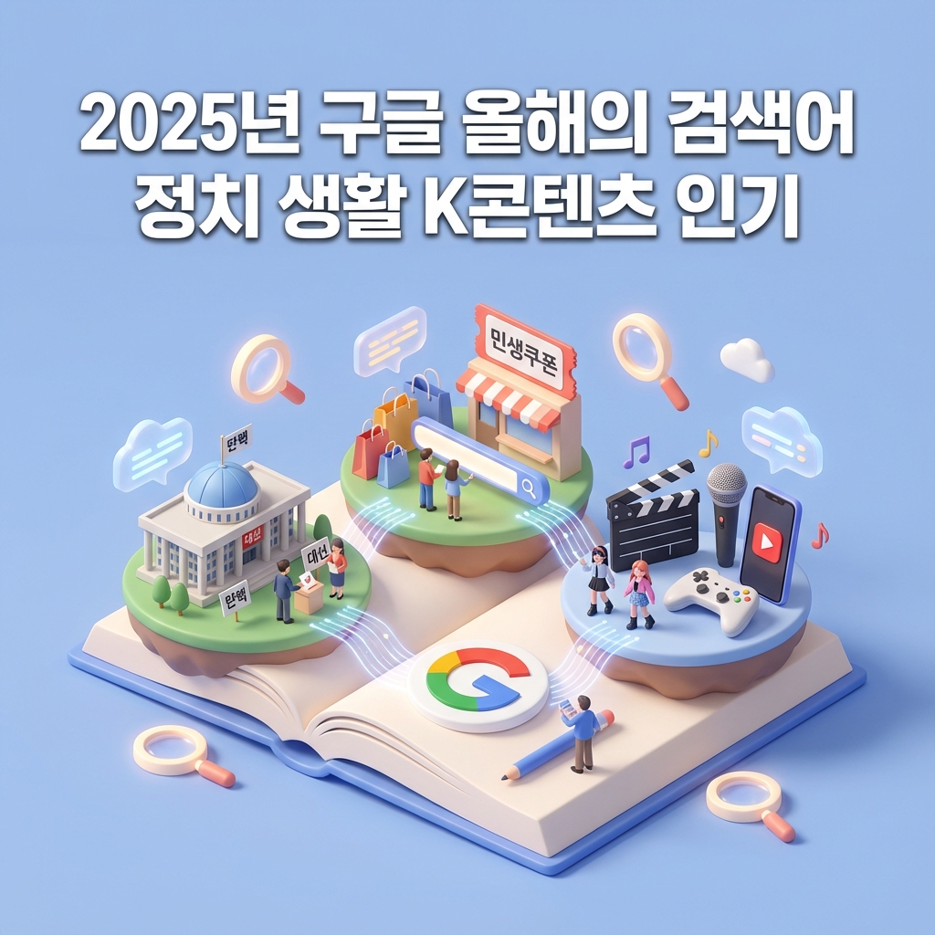 2025년 구글 올해의 검색어 정치 생활 K콘텐츠 인기
