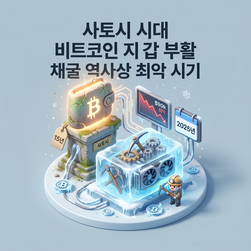 사토시 시대 비트코인 지갑 부활 채굴 역사상 최악 시기