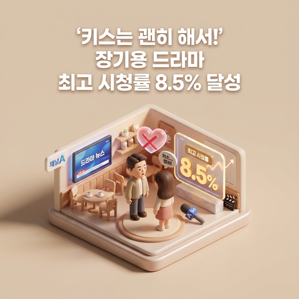 ‘키스는 괜히 해서!’ 장기용 드라마 최고 시청률 8.5% 달성