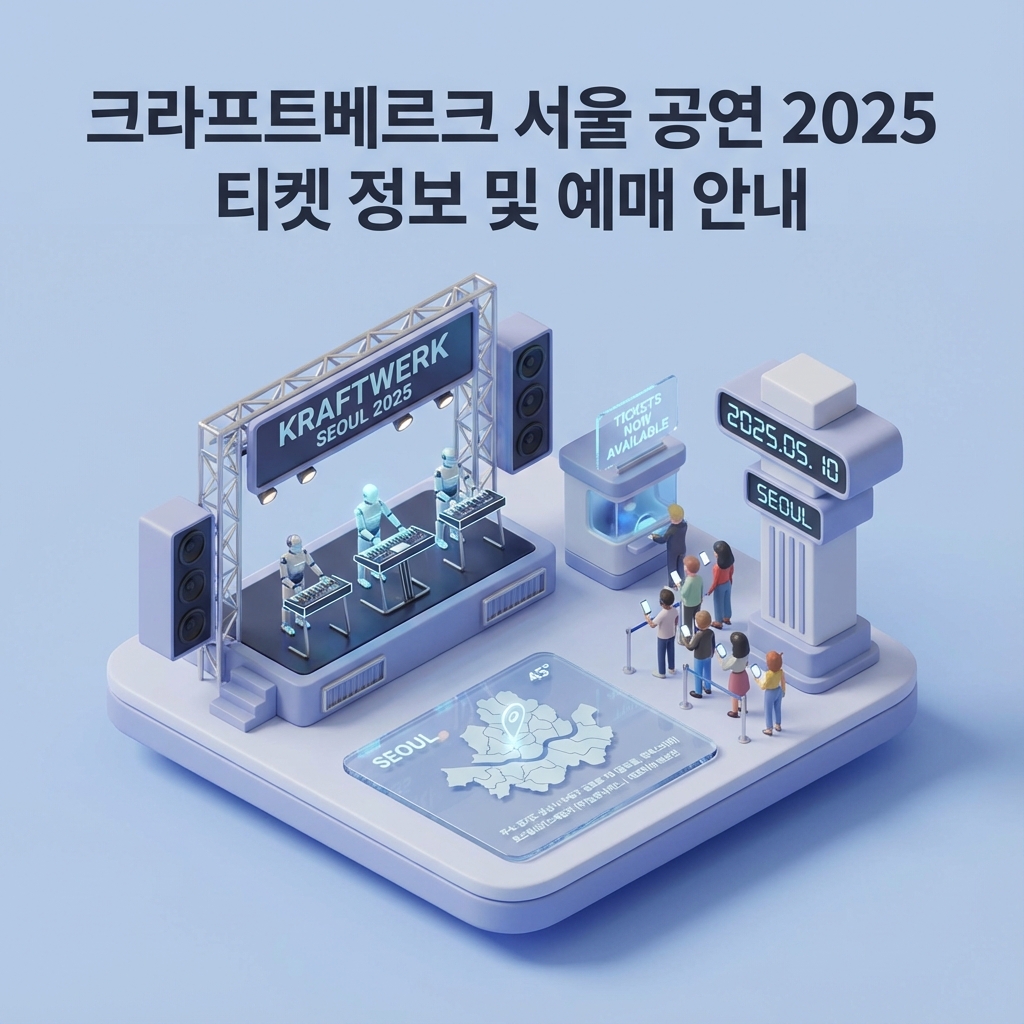 크라프트베르크 서울 공연 2025 티켓 정보 및 예매 안내 크라프트베르크 서울 공연 2025 티켓 정보 및 예매 안내