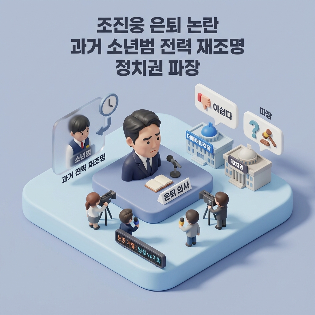 조진웅 은퇴 논란 과거 소년범 전력 재조명 정치권 파장