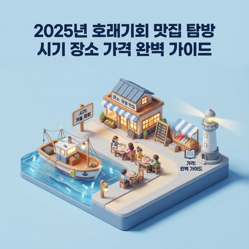 2025년 호래기회 맛집 탐방 시기 장소 가격 완벽 가이드 2025년 호래기회 맛집 탐방 시기 장소 가격 완벽 가이드