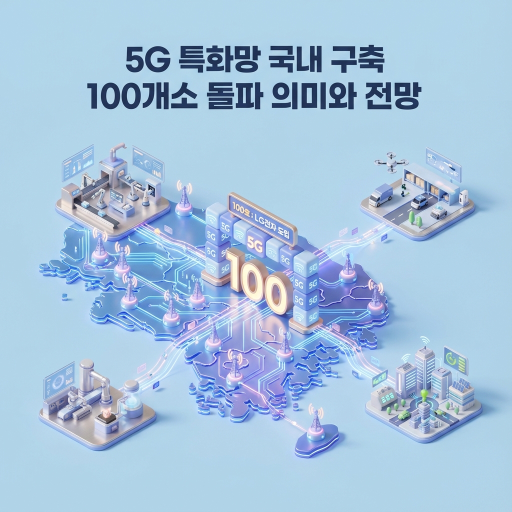 5G 특화망 국내 구축 100개소 돌파 의미와 전망