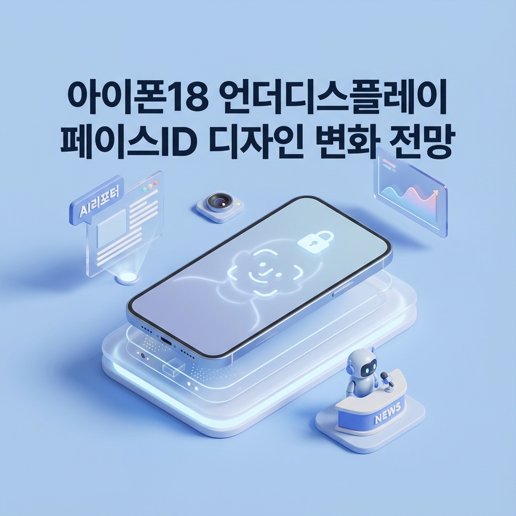 아이폰18 언더디스플레이 페이스ID 디자인 변화 전망