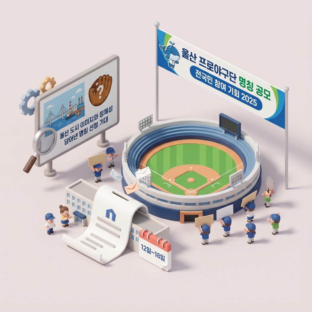 울산 프로야구단 명칭 공모 전국민 참여 기회 2025 울산 프로야구단 명칭 공모 전국민 참여 기회 2025