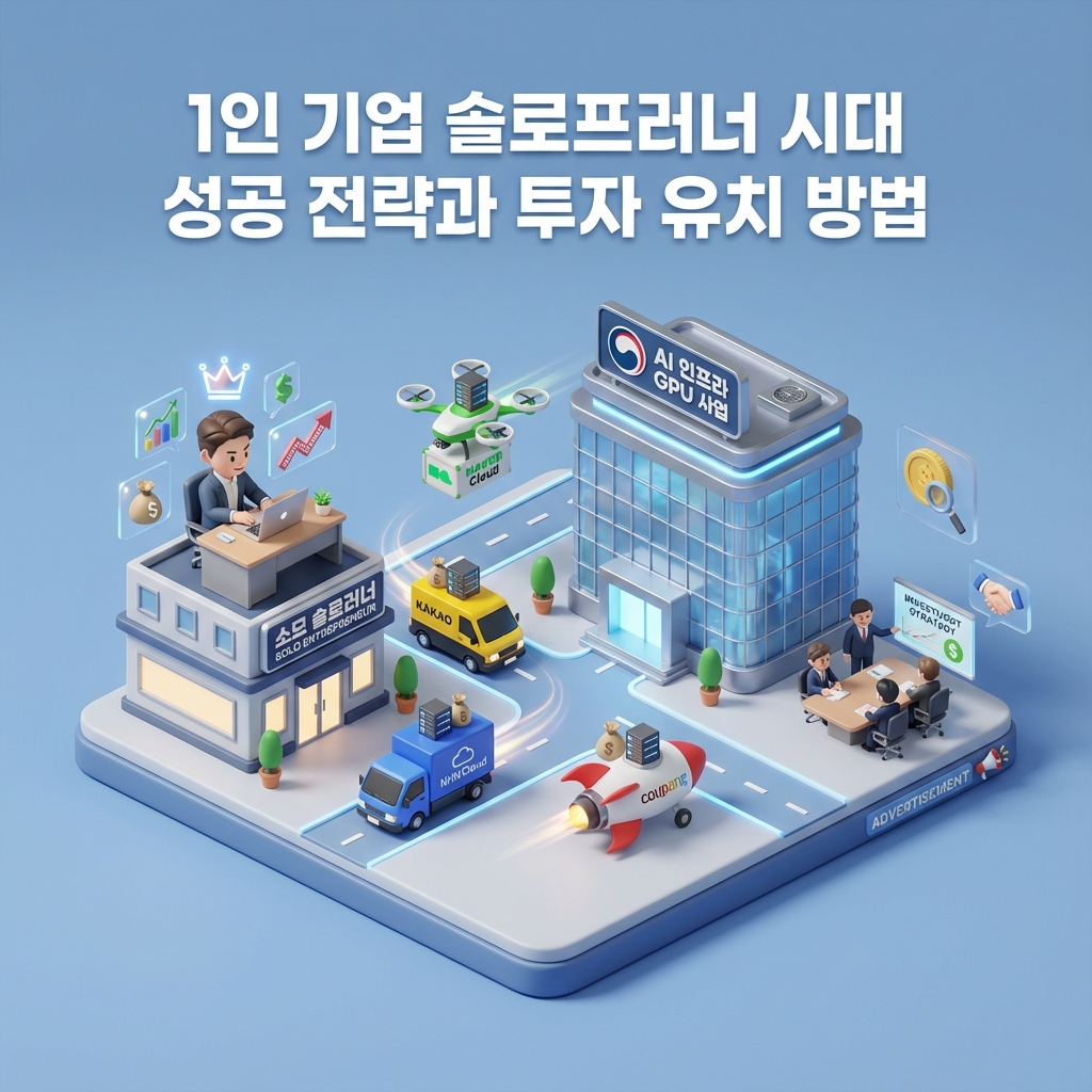 1인 기업 솔로프러너 시대 성공 전략과 투자 유치 방법