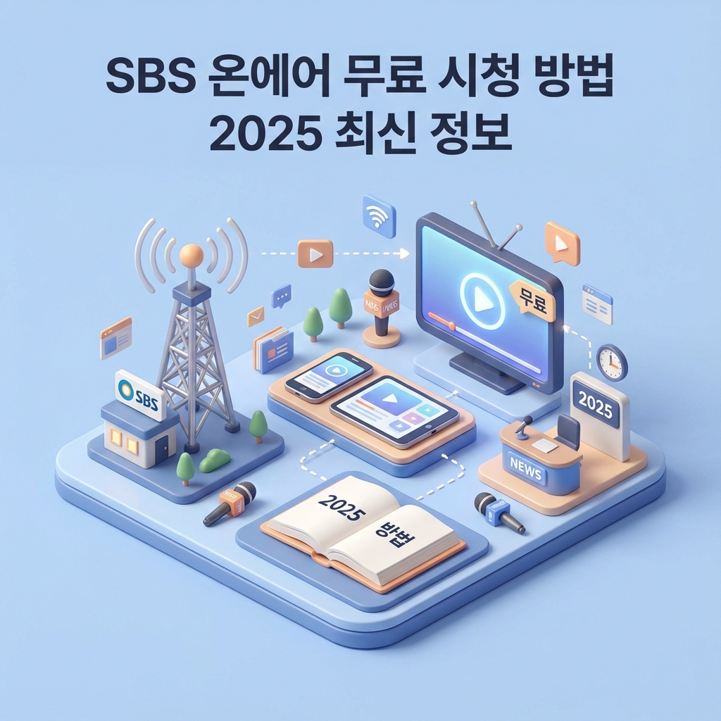 SBS 온에어 무료 시청 방법 2025 최신 정보 SBS 온에어 무료 시청 방법 2025 최신 정보