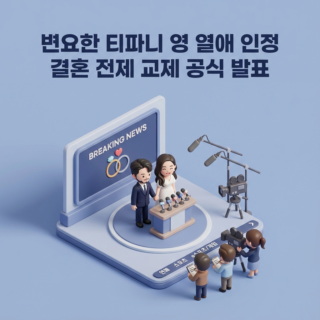 변요한 티파니 영 열애 인정 결혼 전제 교제 공식 발표