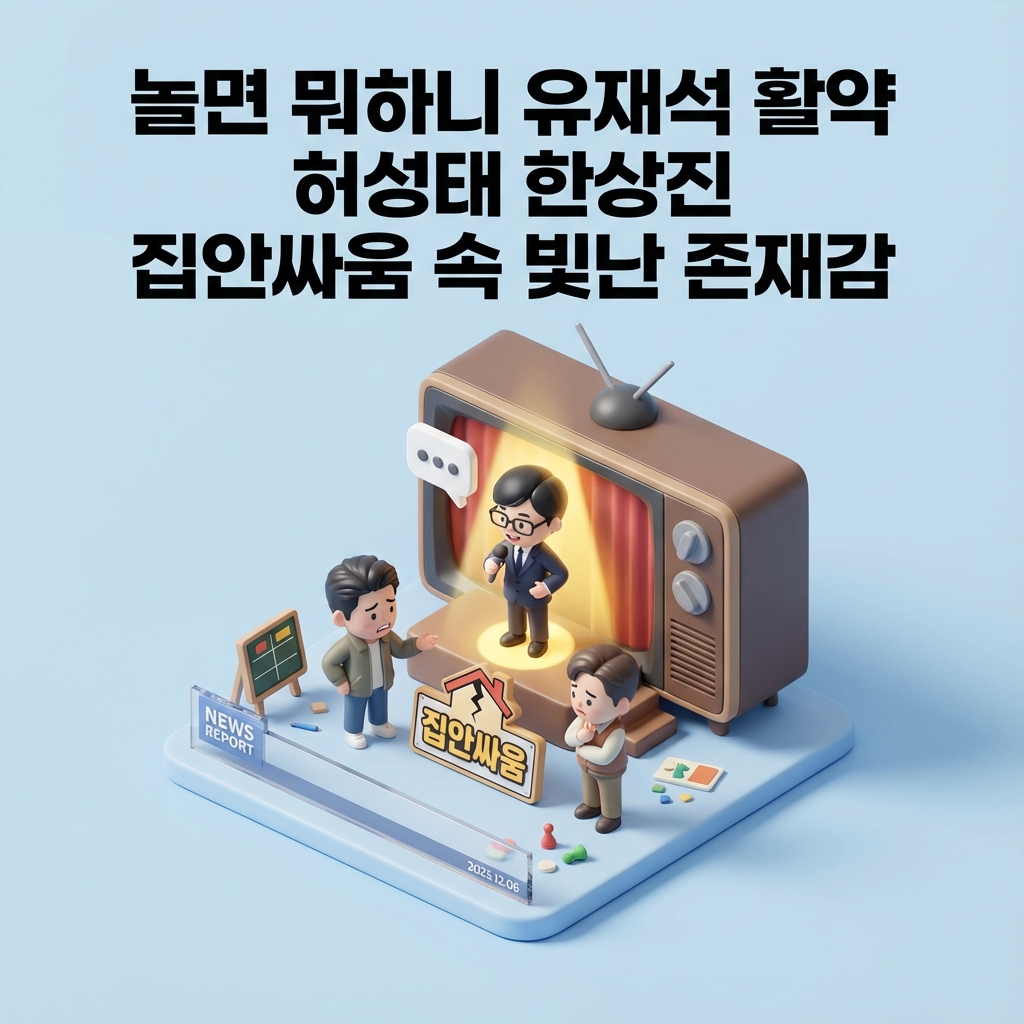 놀면 뭐하니 유재석 활약 허성태 한상진 집안싸움 속 빛난 존재감