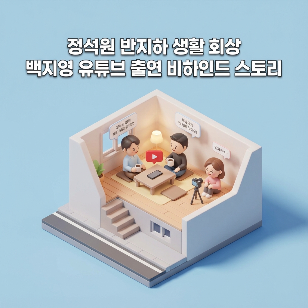 정석원 반지하 생활 회상 백지영 유튜브 출연 비하인드 스토리