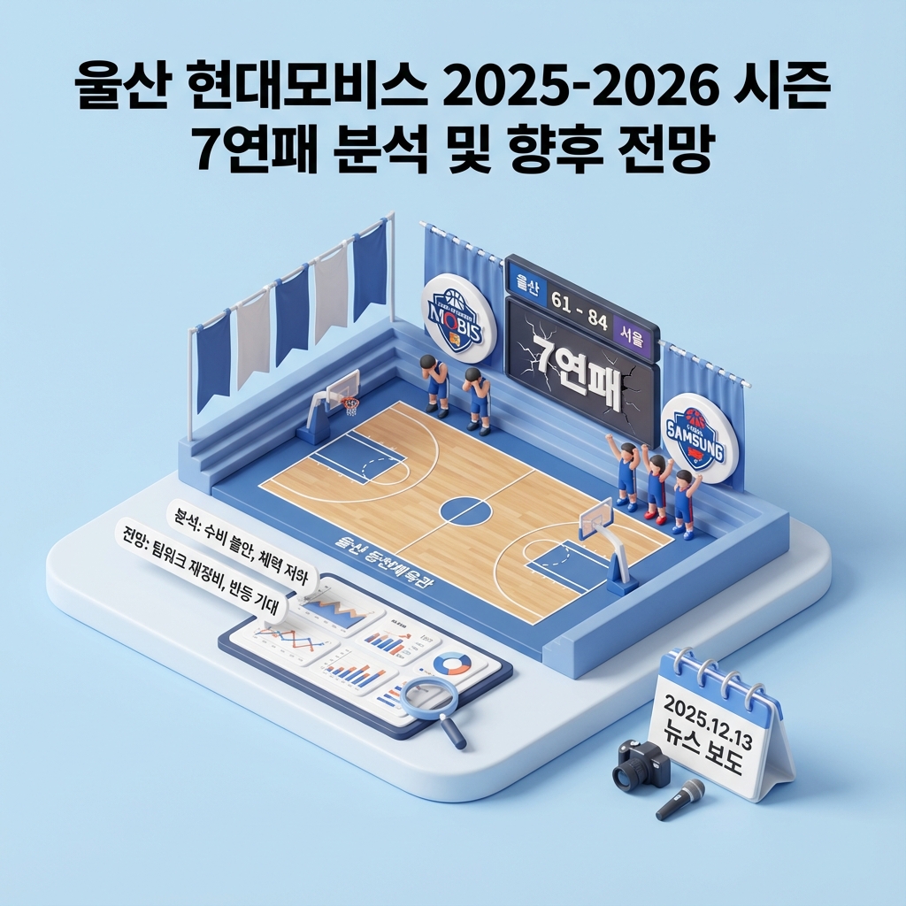울산 현대모비스 2025-2026 시즌 7연패 분석 및 향후 전망