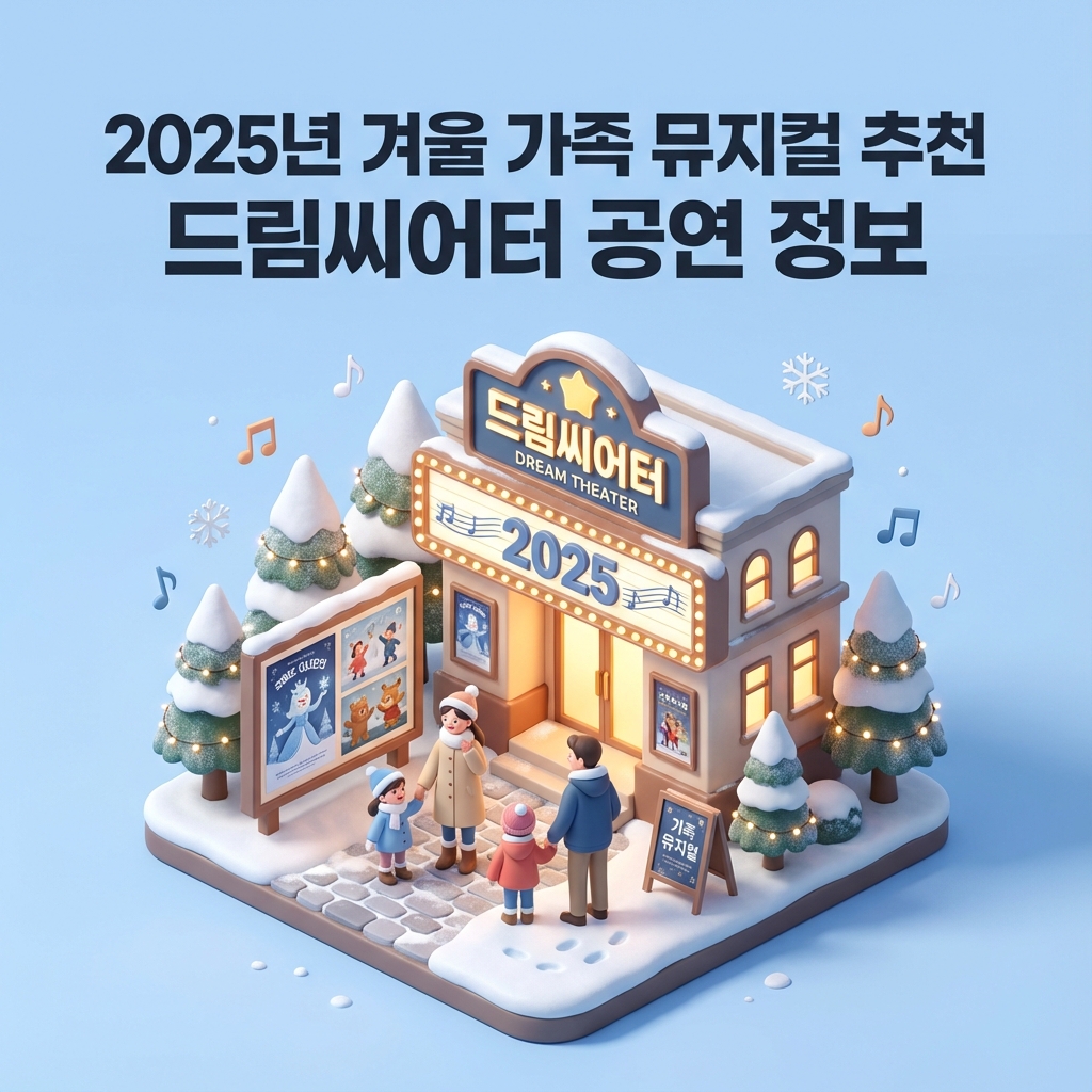 2025년 겨울 가족 뮤지컬 추천 드림씨어터 공연 정보