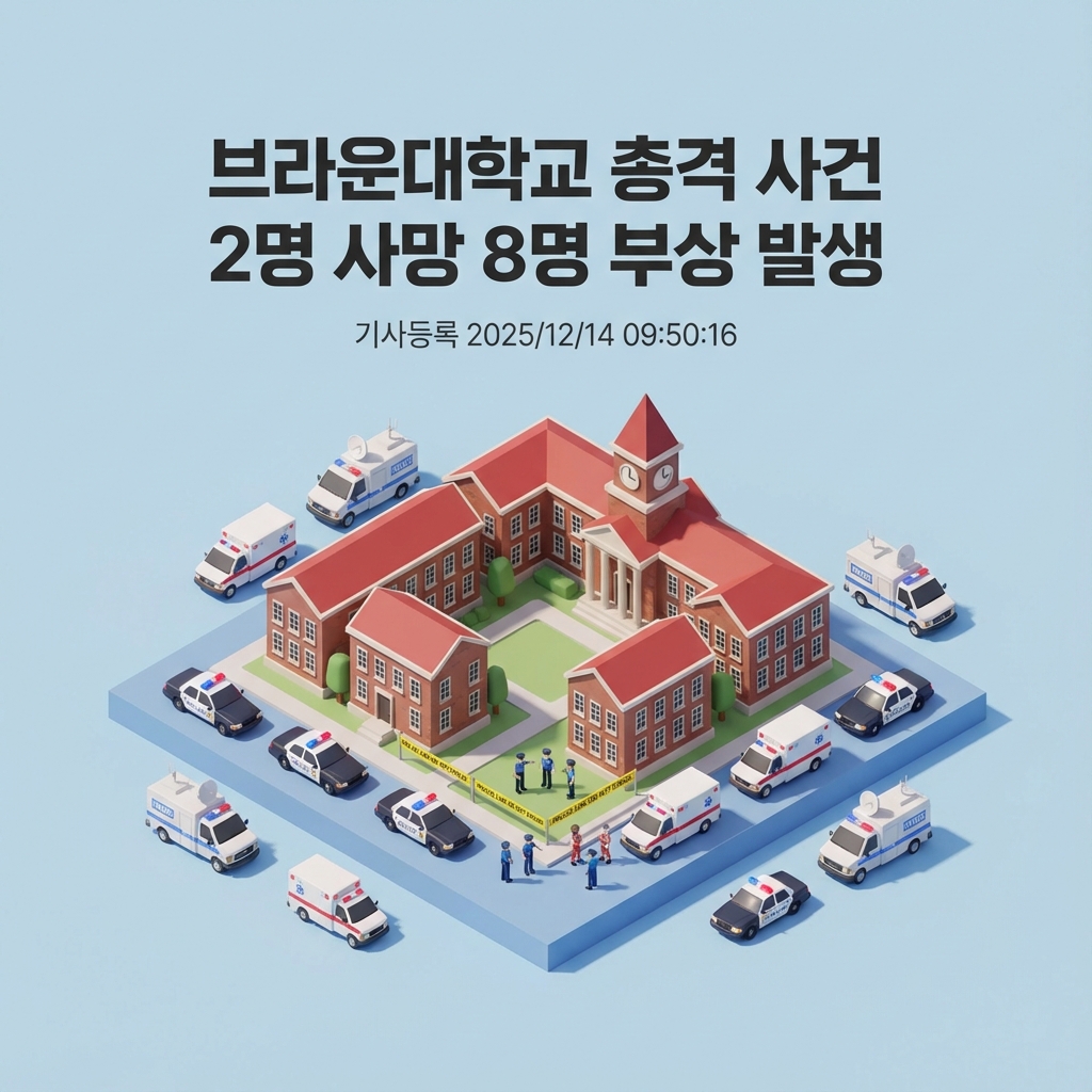 브라운대학교 총격 사건 2명 사망 8명 부상 발생