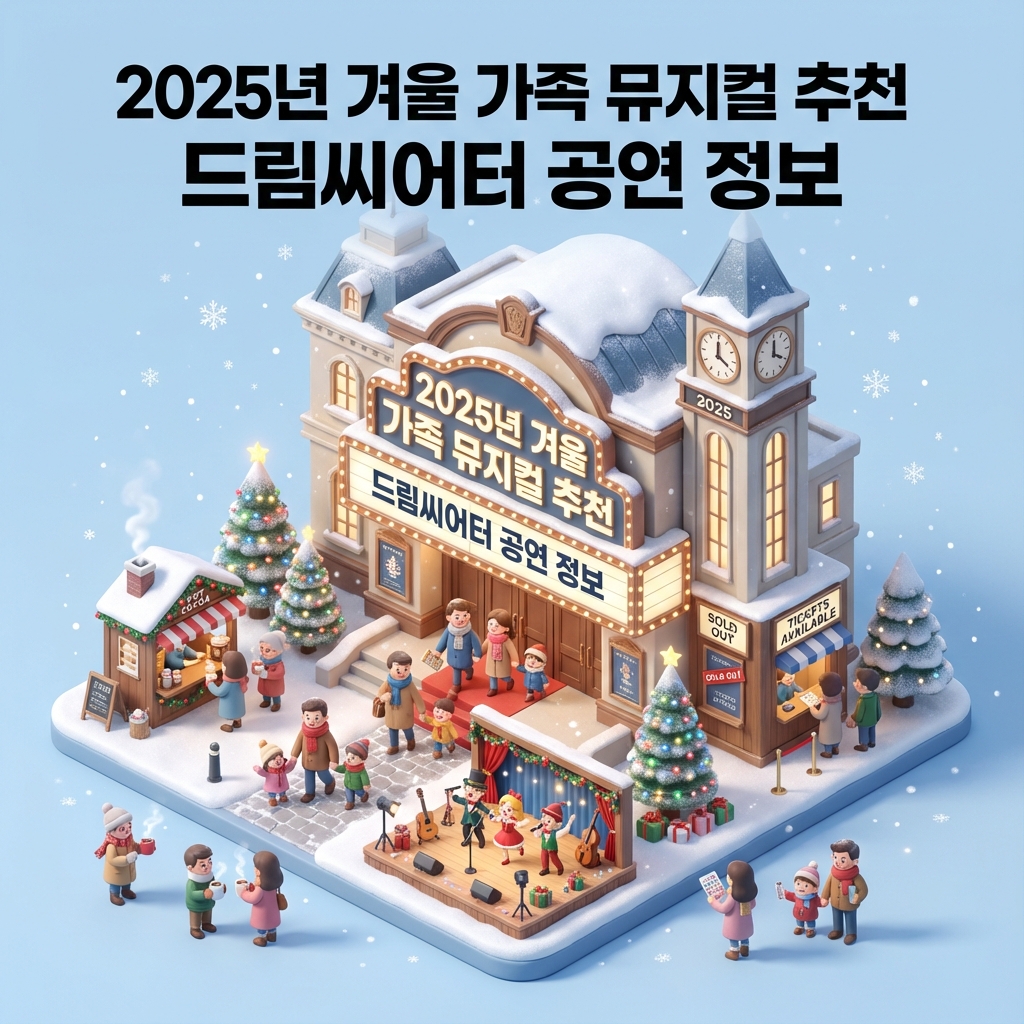 2025년 겨울 가족 뮤지컬 추천 드림씨어터 공연 정보