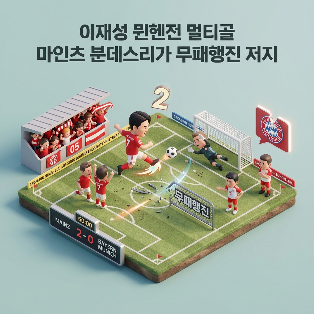 이재성 뮌헨전 멀티골 마인츠 분데스리가 무패행진 저지 이재성 뮌헨전 멀티골 마인츠 분데스리가 무패행진 저지
