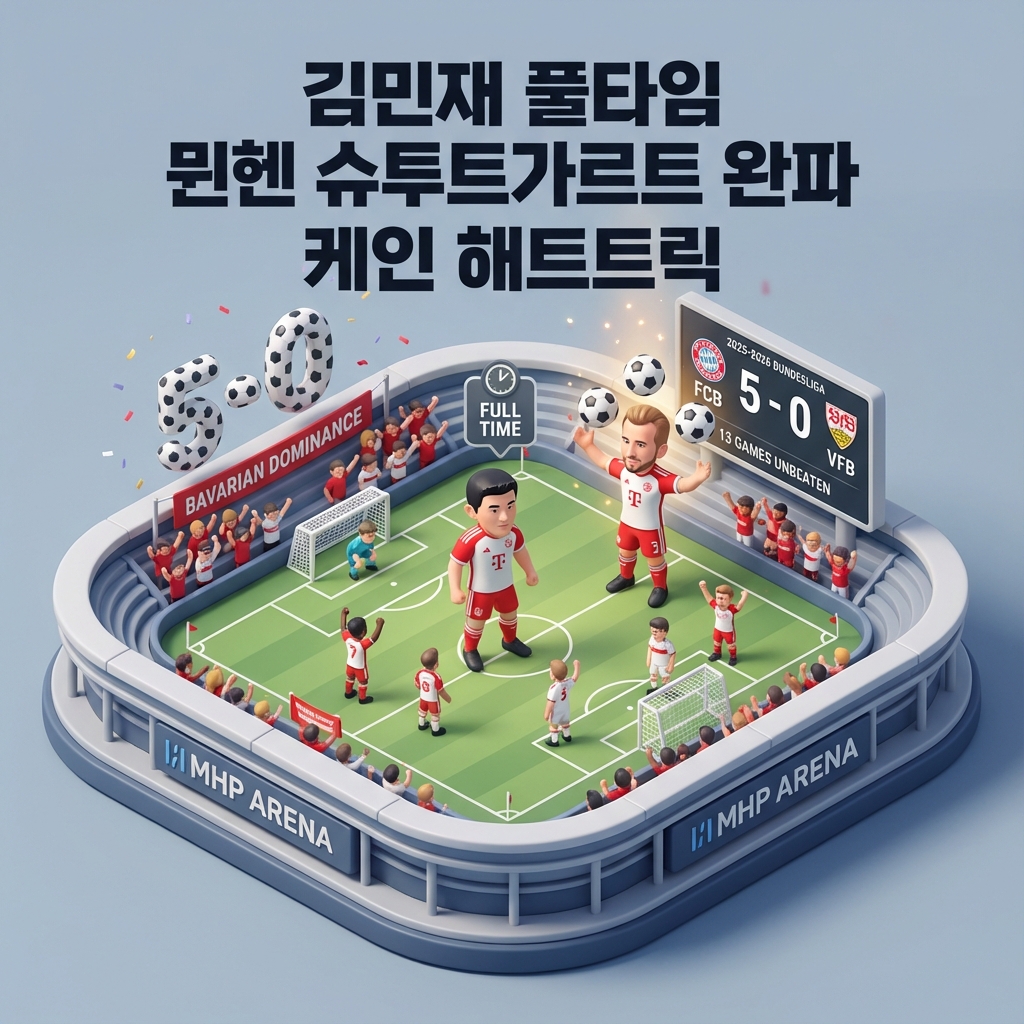 김민재 풀타임 뮌헨 슈투트가르트 완파 케인 해트트릭 김민재 풀타임 뮌헨 슈투트가르트 완파 케인 해트트릭