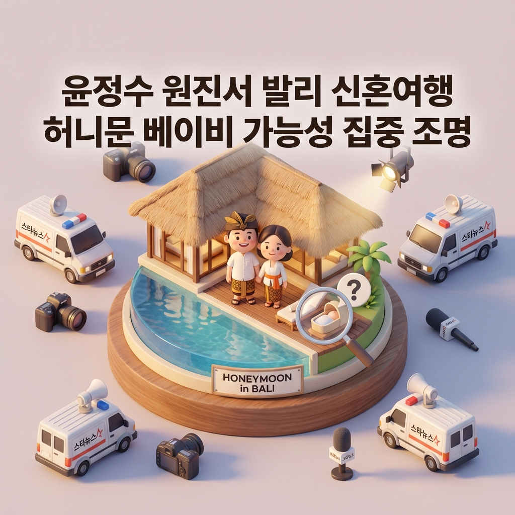 윤정수 원진서 발리 신혼여행 허니문 베이비 가능성 집중 조명 윤정수 원진서 발리 신혼여행 허니문 베이비 가능성 집중 조명