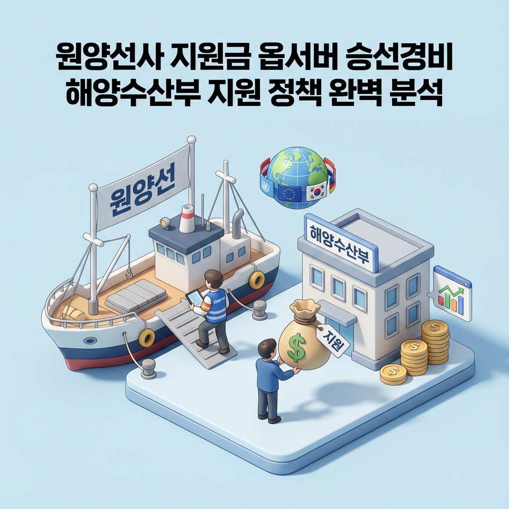 원양선사 지원금 옵서버 승선경비 해양수산부 지원 정책 완벽 분석 원양선사 지원금 옵서버 승선경비 해양수산부 지원 정책 완벽 분석