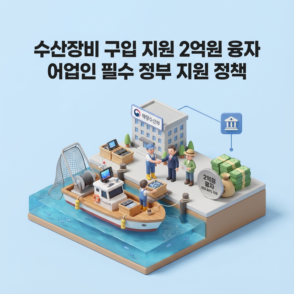 수산장비 구입 지원 2억원 융자 어업인 필수 정부 지원 정책 수산장비 구입 지원 2억원 융자 어업인 필수 정부 지원 정책