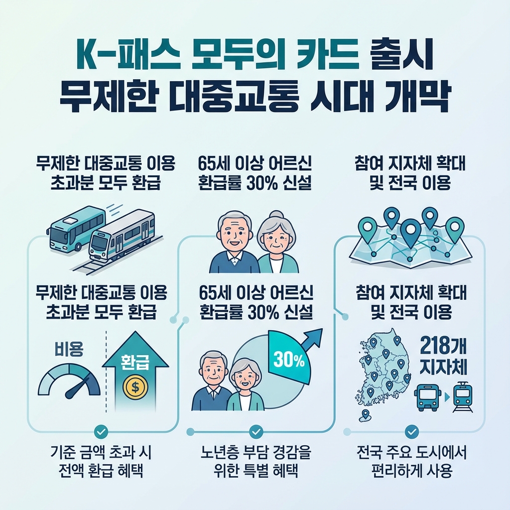 K-패스 모두의 카드 출시 무제한 대중교통 시대 개막 K-패스 모두의 카드 출시 무제한 대중교통 시대 개막