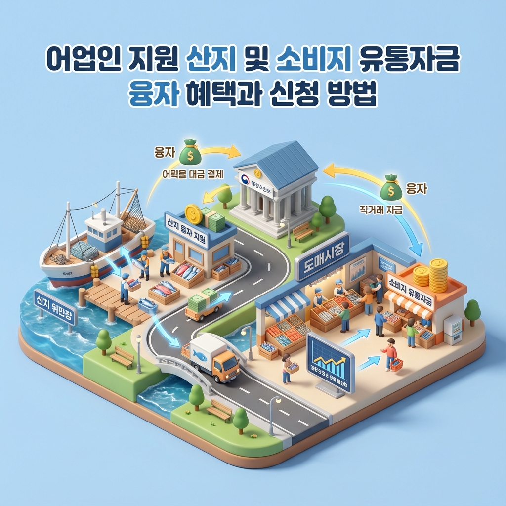 어업인 지원 산지 및 소비지 유통자금 융자 혜택과 신청 방법 어업인 지원 산지 및 소비지 유통자금 융자 혜택과 신청 방법