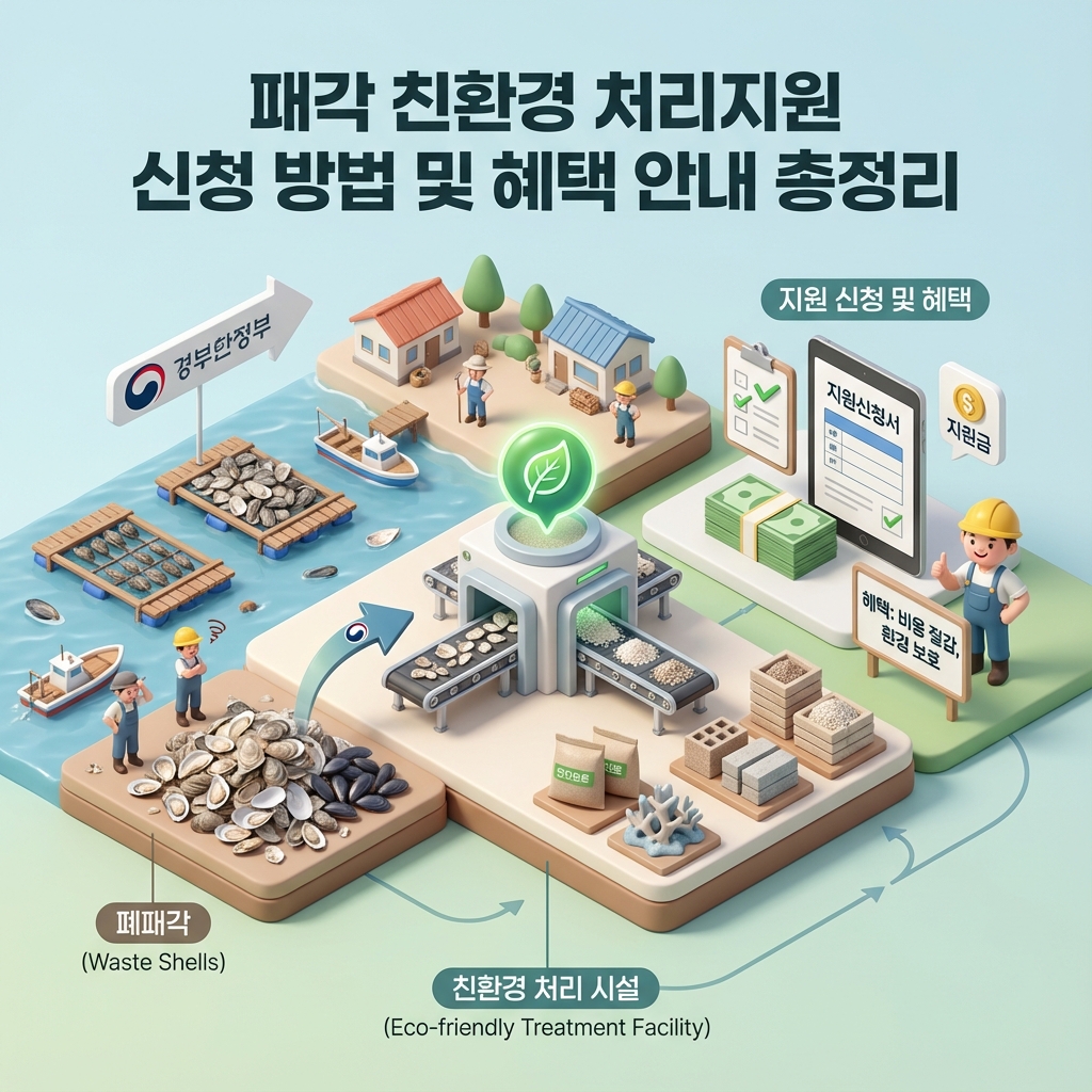 패각 친환경 처리지원 신청 방법 및 혜택 안내 총정리
