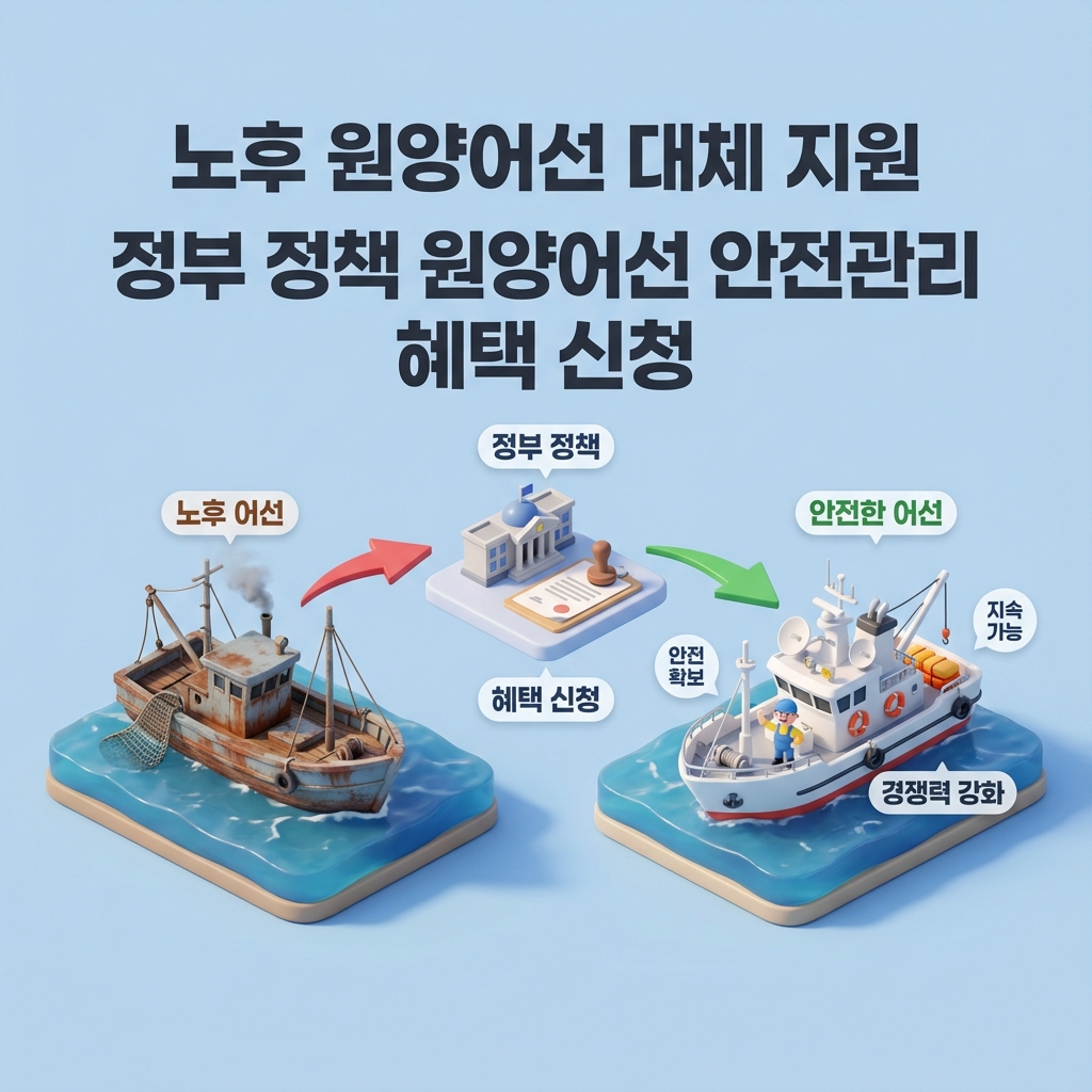 노후 원양어선 대체 지원 정부 정책 원양어선안전관리 혜택 신청