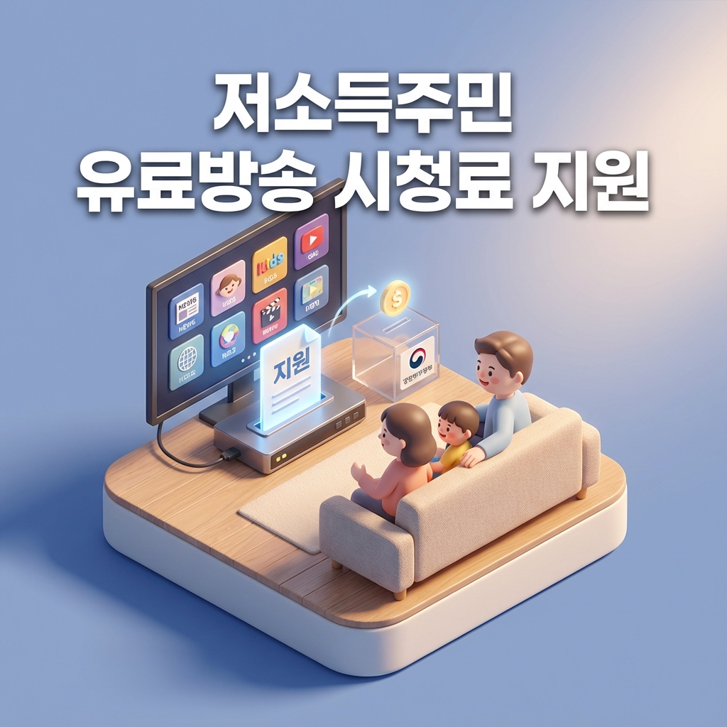 중구 저소득층 유료방송 시청료 지원 받으세요 쉬운 신청 방법