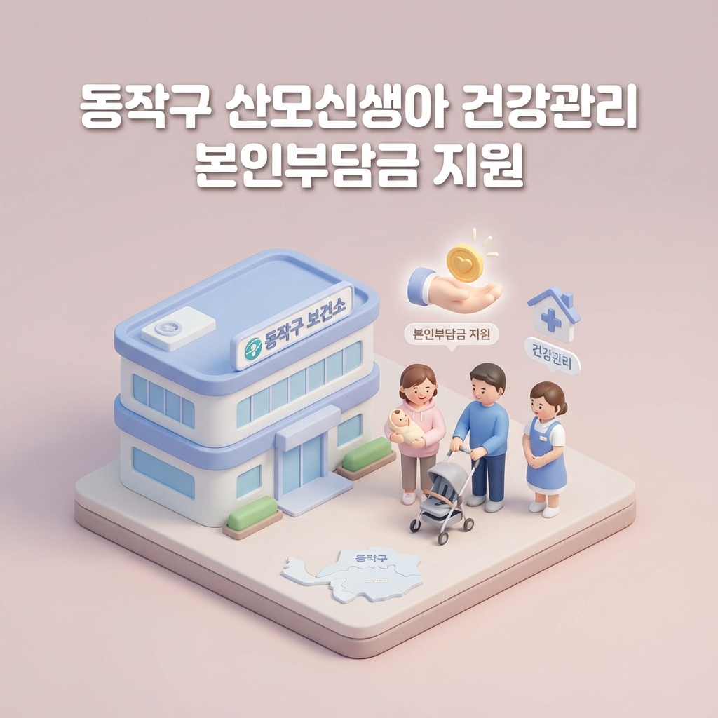 동작구 산모신생아 건강관리 본인부담금 90% 지원 정보