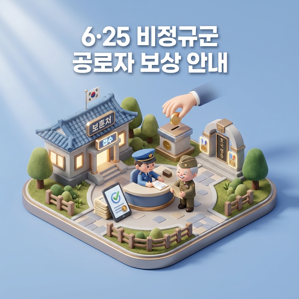 6·25 비정규군 공로금 신청하세요 자격 요건 방법 완벽 가이드
