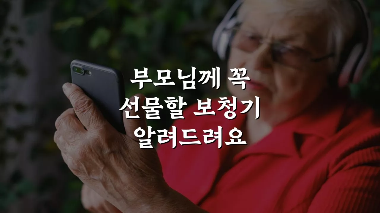 안산보청기 부모님께 선물하시기 전에 필독! 완벽 가이드 안산보청기 부모님께 선물하시기 전에 필독! 완벽 가이드