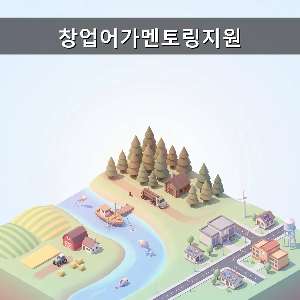 귀어귀촌 성공열쇠 창업어가 멘토링 지원금 월 60만원 받기