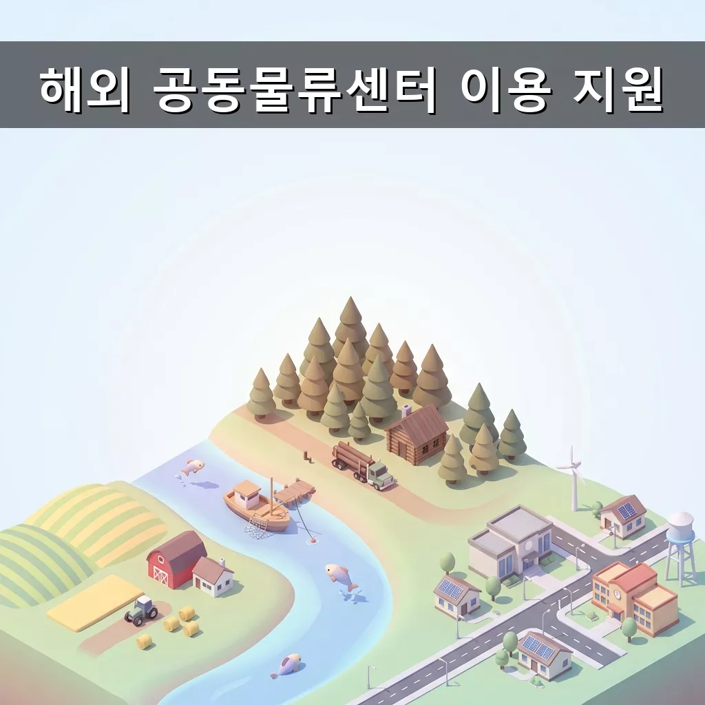 해외 공동물류센터 이용 지원 신청 방법 및 혜택 안내 총정리