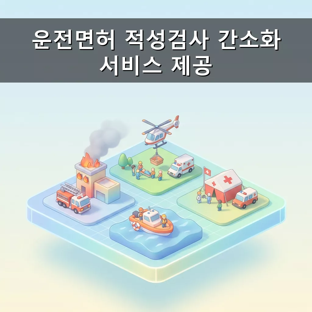 운전면허 적성검사 간소화 서비스 제공 신청 방법 및 혜택 안내 총정리