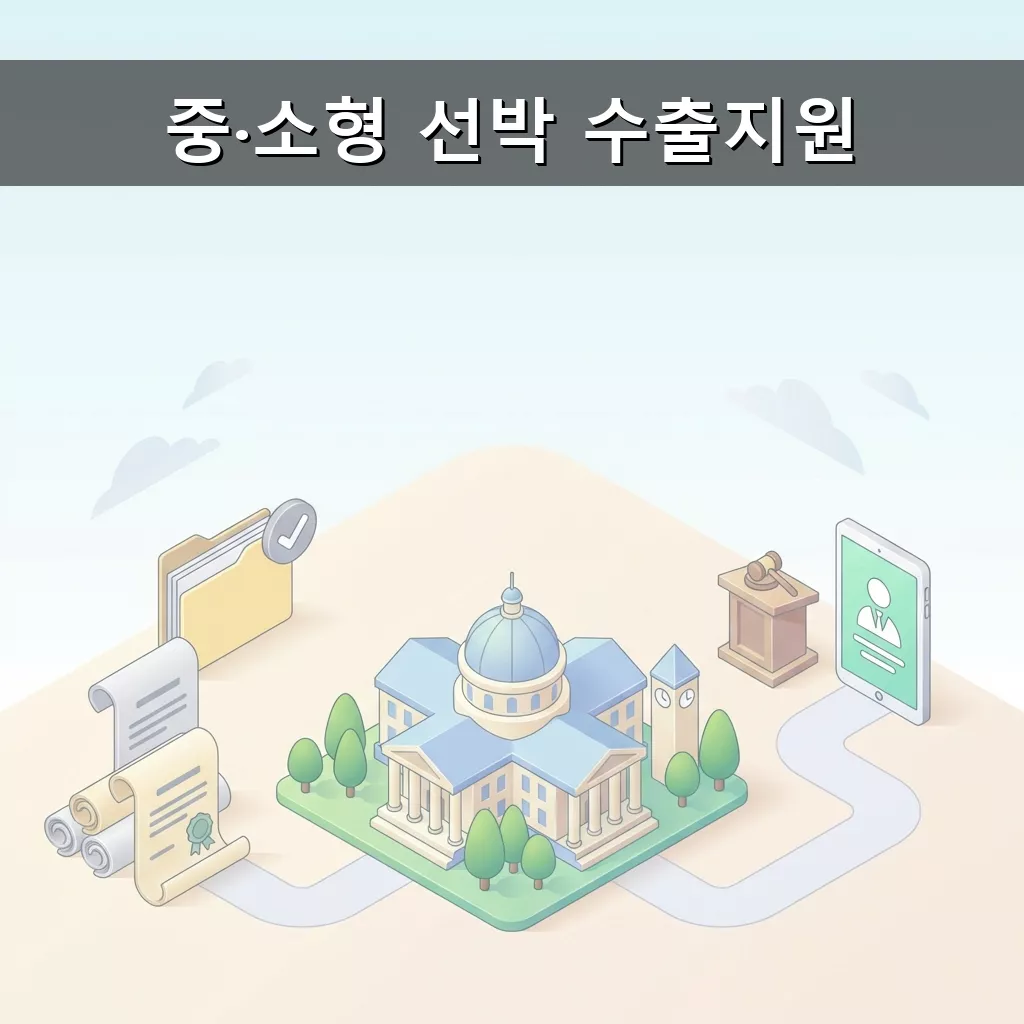 중소형 선박 수출 지원 사업 해외 진출 기회 지금 잡으세요