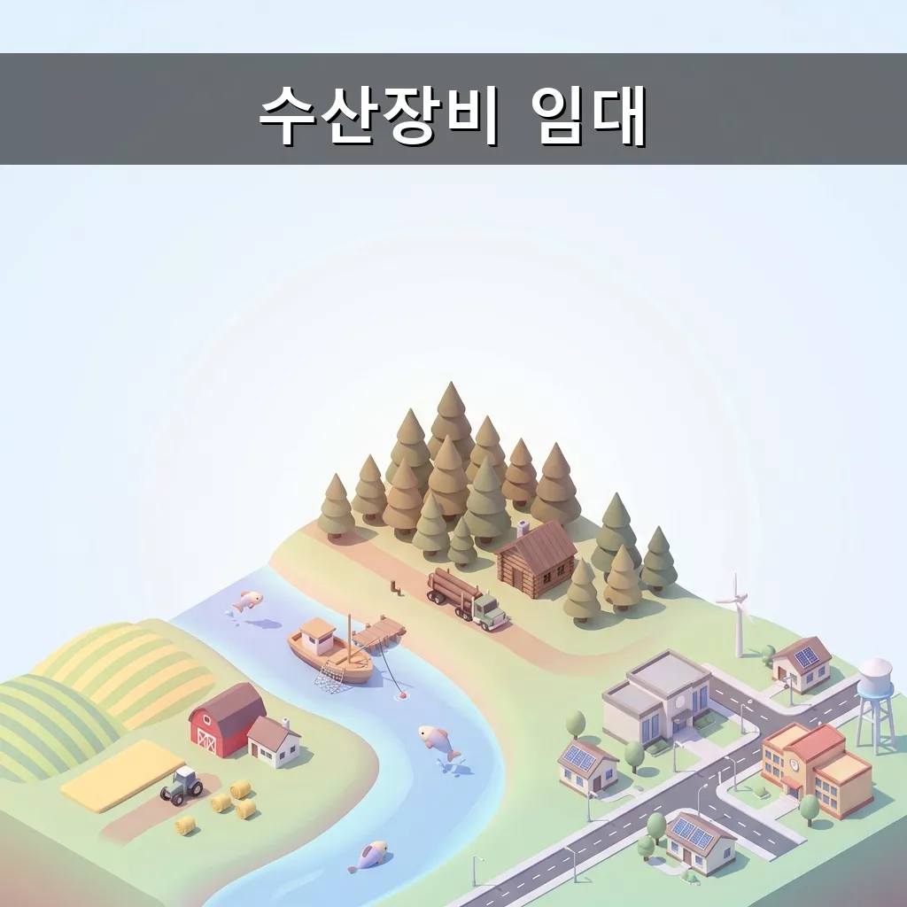 수산장비 임대 신청 방법 및 혜택 안내 총정리