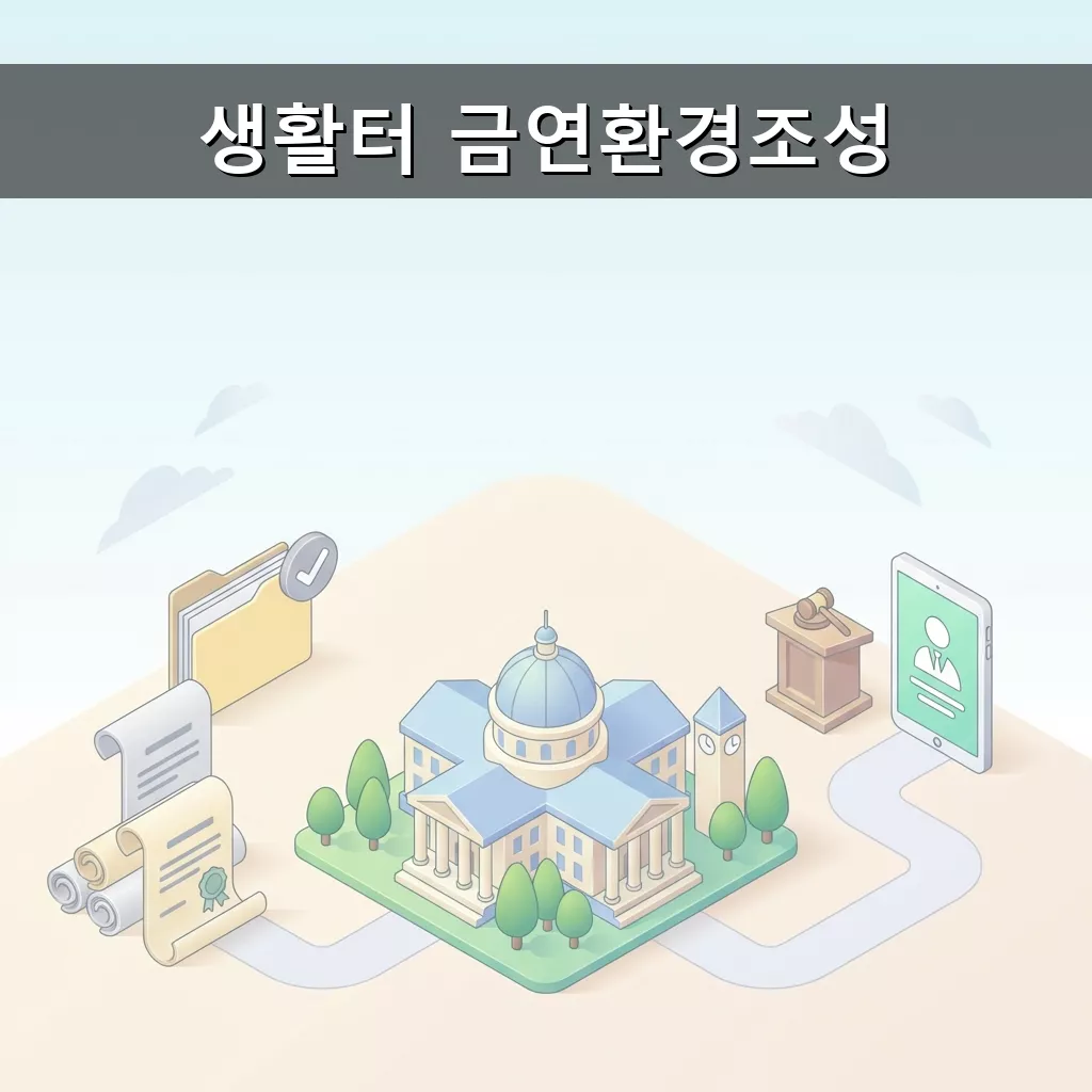 생활터 금연환경조성 임대주택 사업장 금연 지원 혜택 총정리