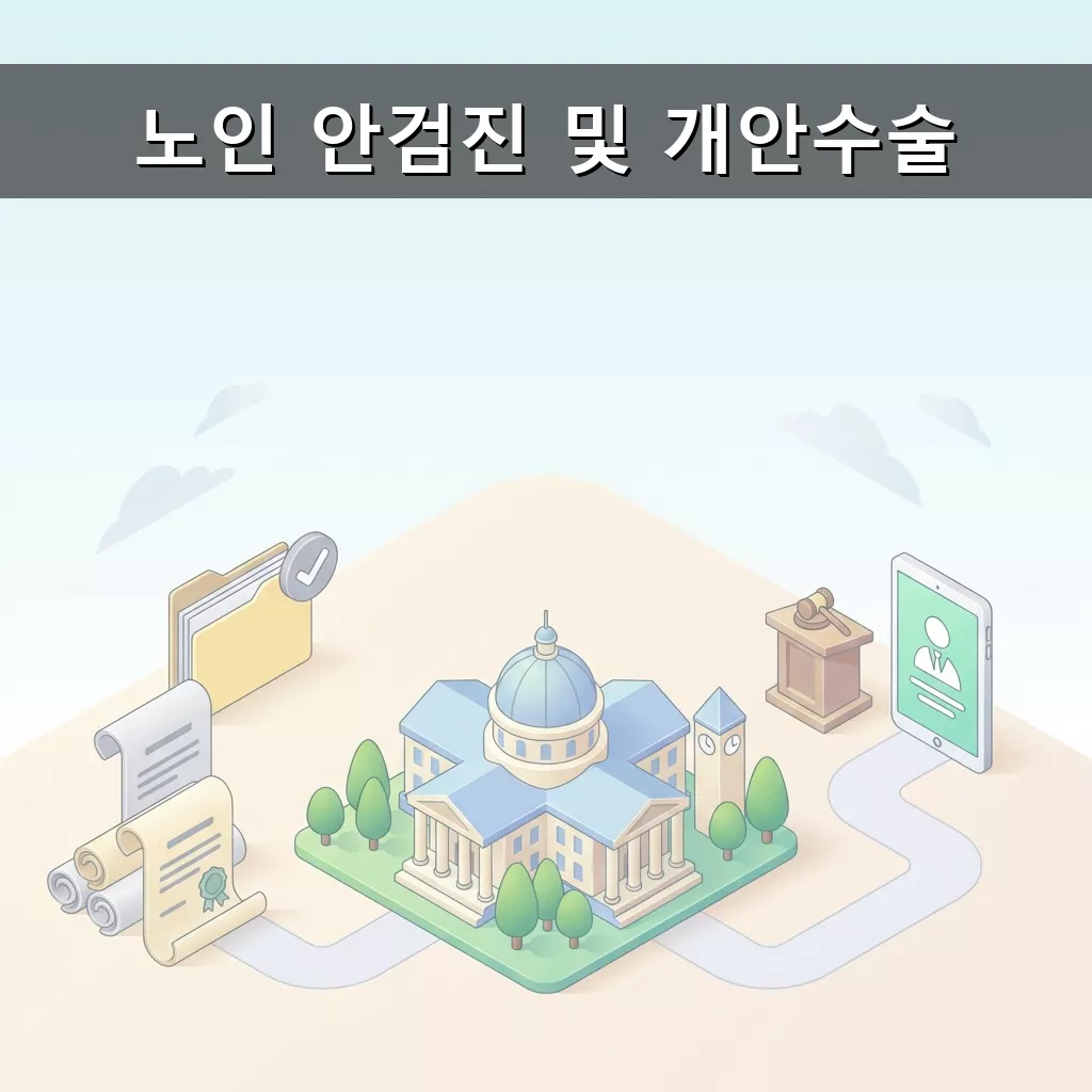 만 60세 이상 주목 노인 안검진 및 개안수술 정부 지원 완벽 정리